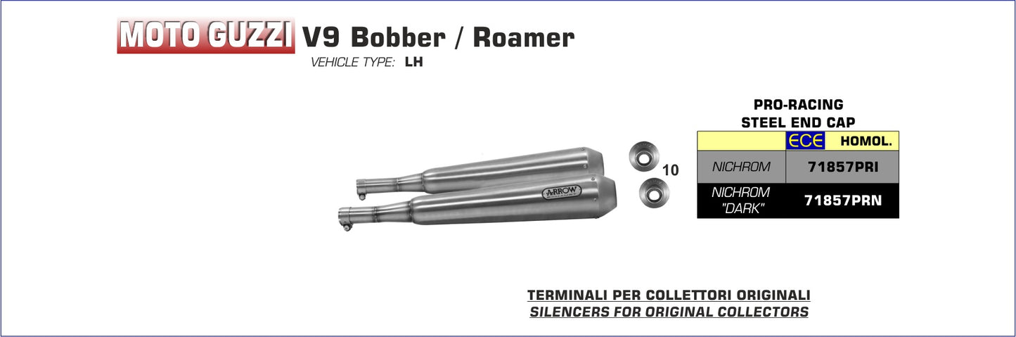 Terminali Pro-Racing nichrom Dark (Dx+Sx)