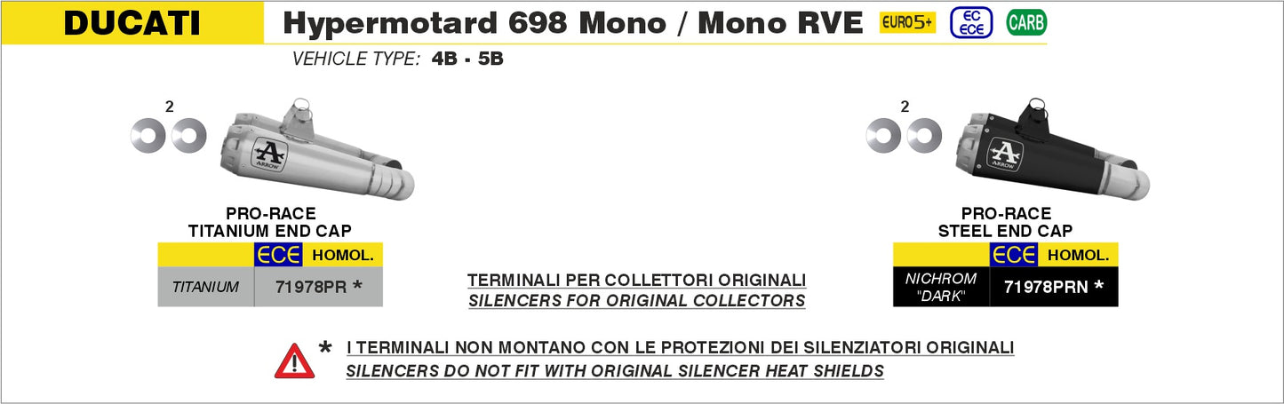 Terminale Pro-Race titanio