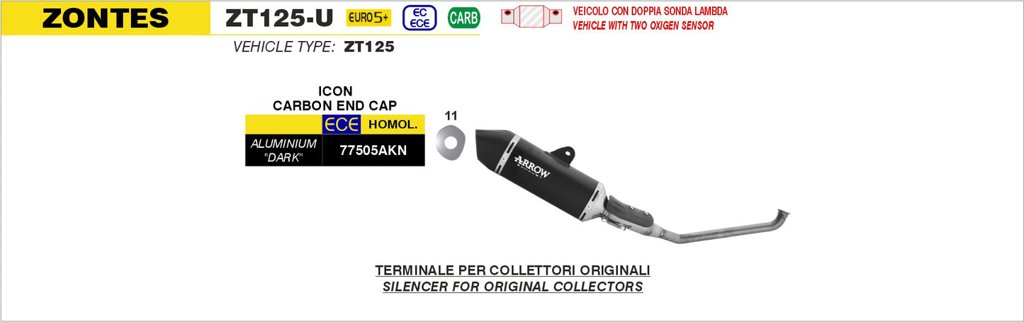 Terminale Icon in alluminio Dark