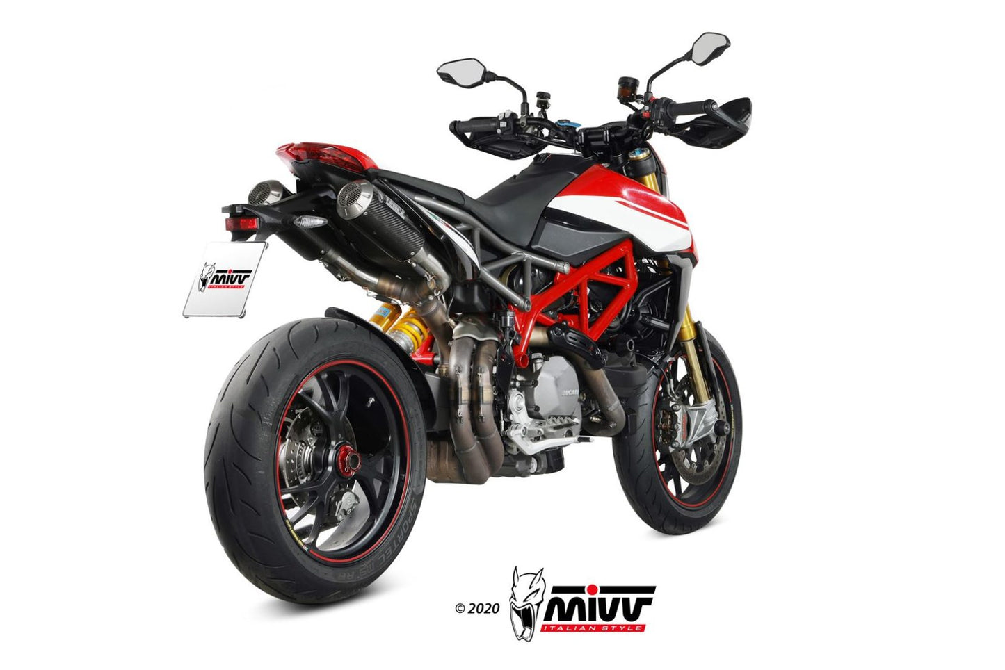 Mivv 2 SLIP-ON DUCATI HYPERMOTARD 950 / SP 2019 >2020