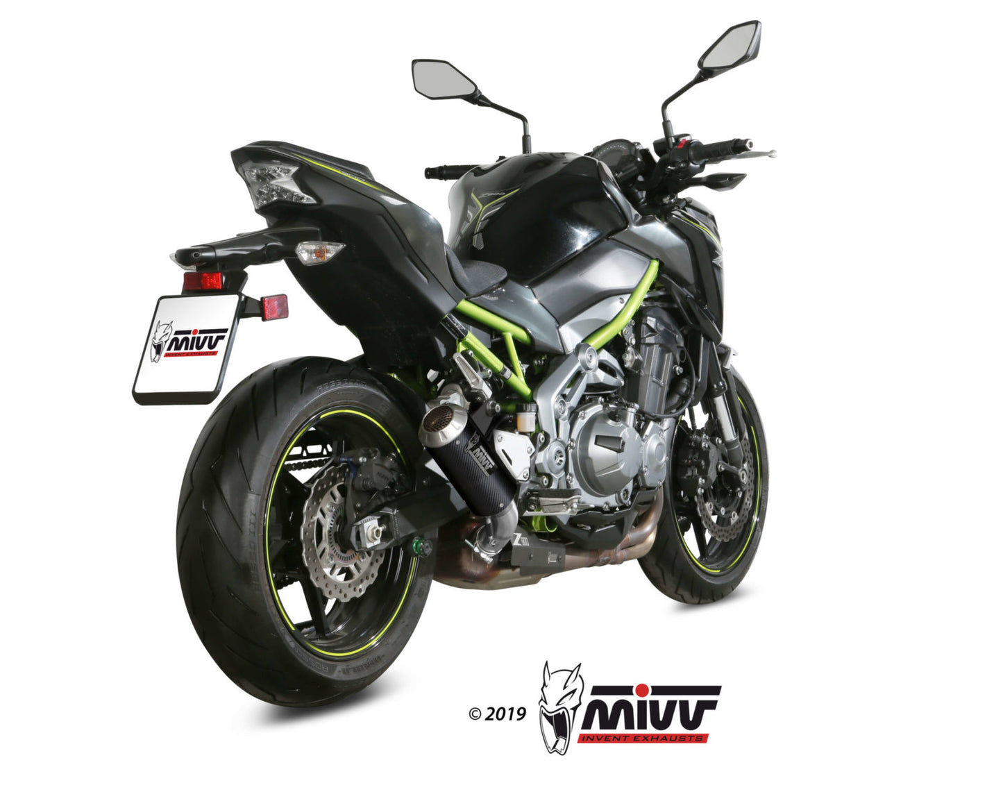 Mivv SLIP-ON KAWASAKI Z900 2017 > 2019