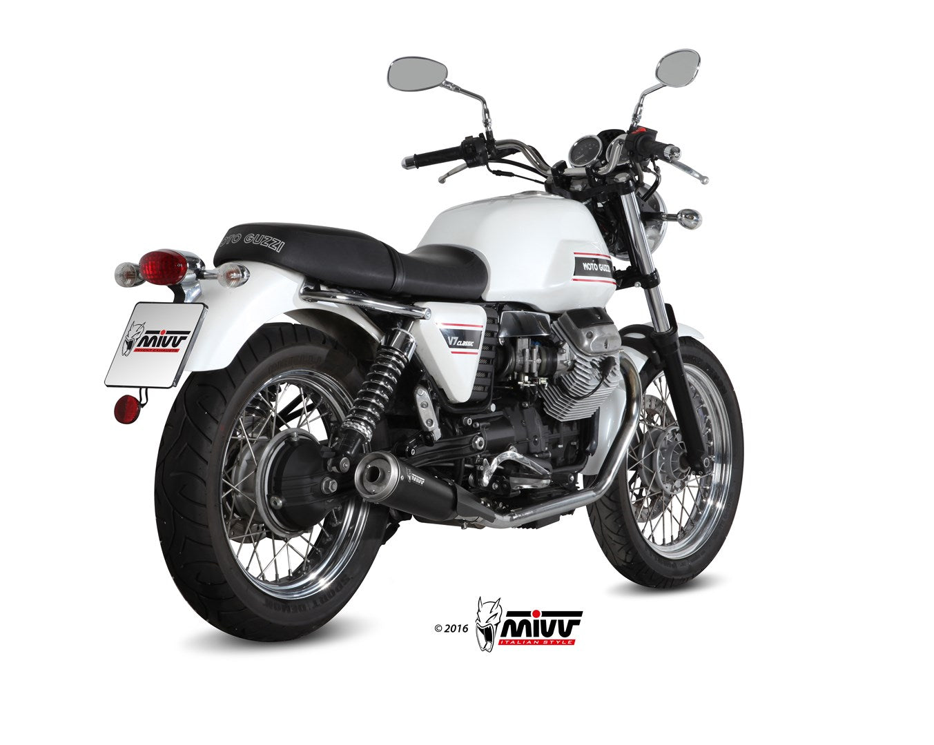 Mivv 2 SLIP-ON MOTO GUZZI V7 CLASSIC / SPECIAL 2008 >