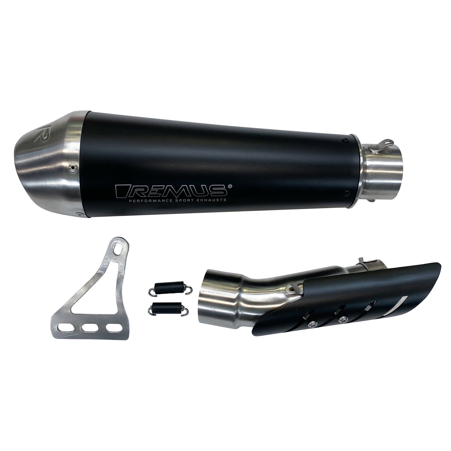 Remus Powercone stainless steel black EC- approved slip-on for HONDA CMX 500 REBEL 2024-2025