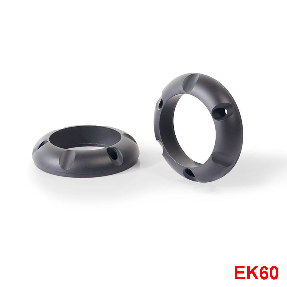 Remus end caps Short Cut stainless steel black EK60