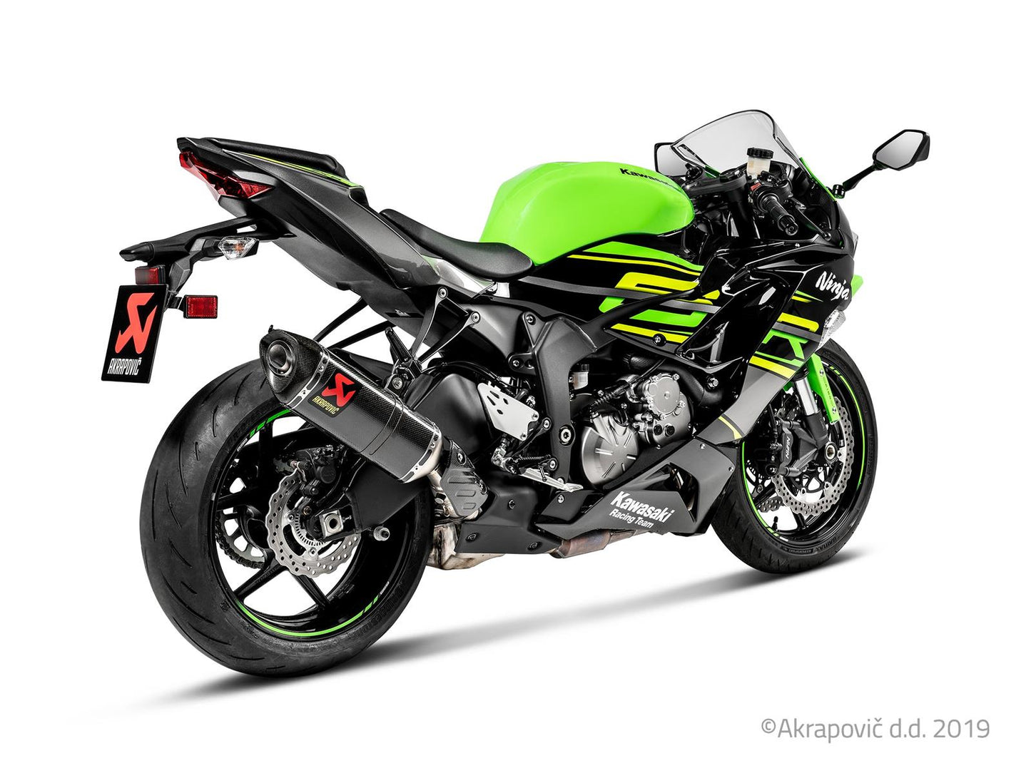 Kawasaki Ninja ZX-6R 636 2009-20 Slip-On Line (Carbonio)