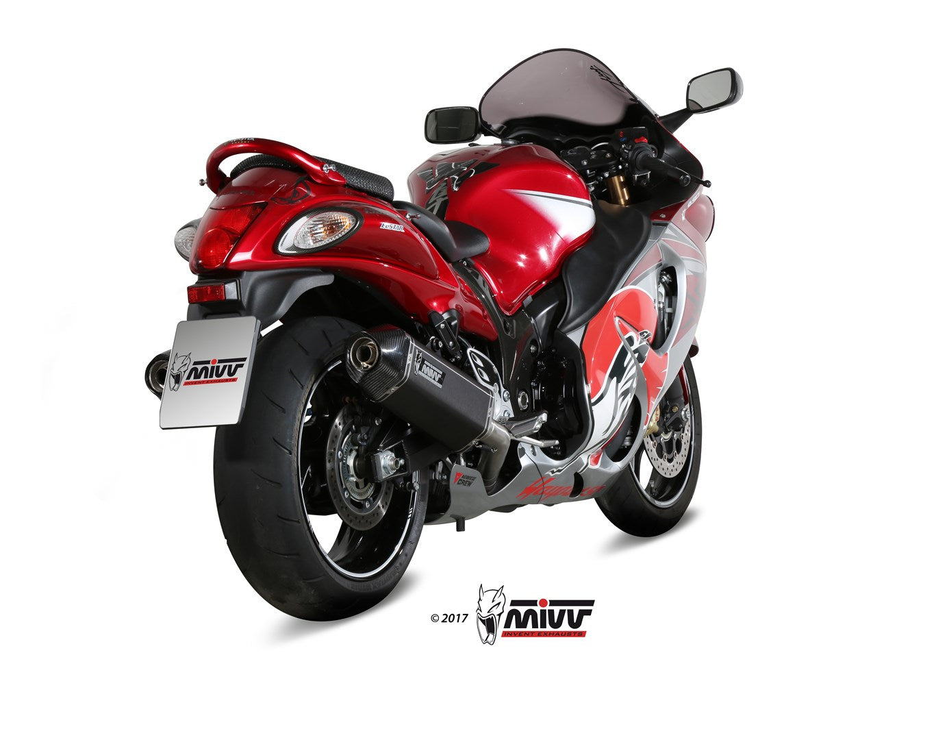 Mivv 2 SLIP-ON '- SUZUKI GSX-R 1300 HAYABUSA 2008 >