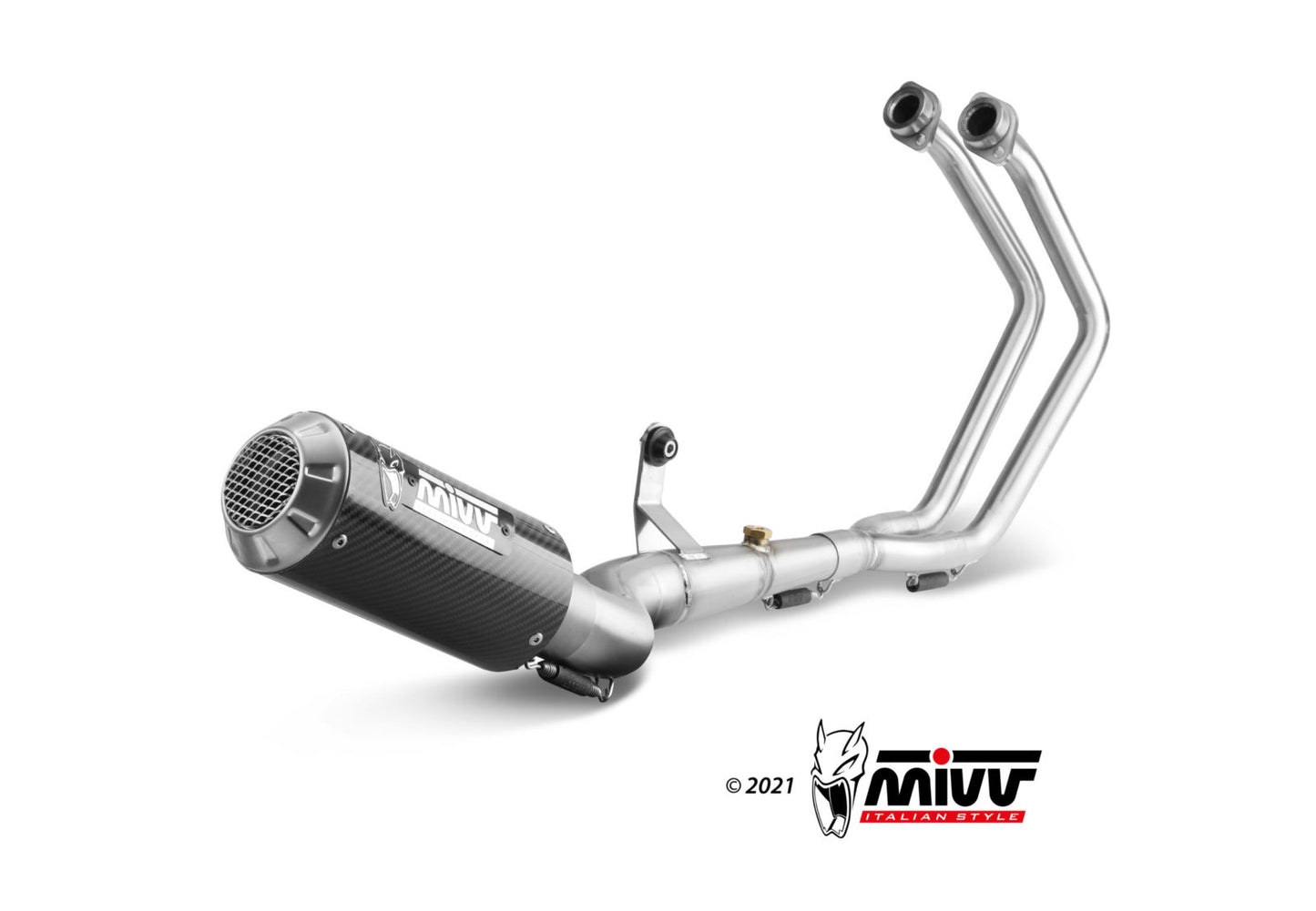 Mivv IMPIANTO COMPLETO STEEL YAMAHA YZF R3 2015 >