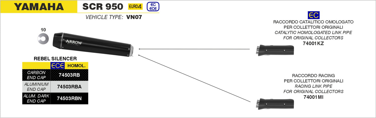 Raccordo racing per collettori originali