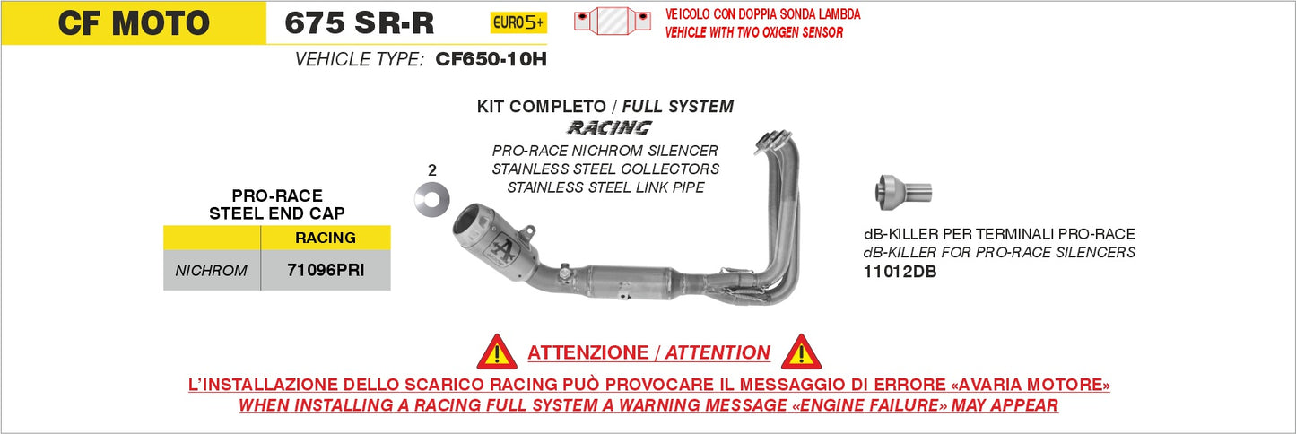 Kit completo RACING con terminale Pro-Race Nichrom
