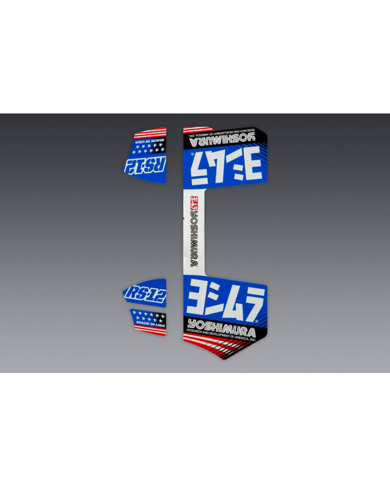 YOSHIMURA | Kit di adesivi RS-12 blu (4 PCS)