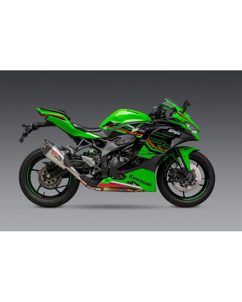 YOSHIMURA | Terminale AT2 Race in acciaio per Kawasaki ZX-4RR 2023-2025