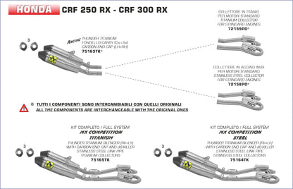 Collettori racing in titanio