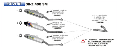 Terminale Off-Road Thunder alluminio