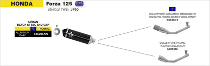 Collettore racing per scarico Urban