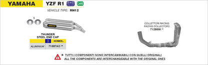 Terminali Thunder Approved Alluminio (Dx+Sx)