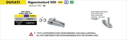 Terminali Pro-Race titanio (Dx+Sx)