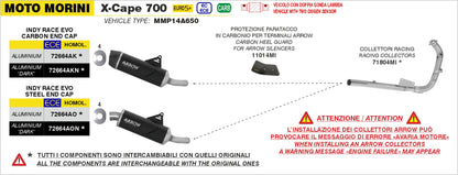 Terminale Indy Race EVO alluminio con fondello carby