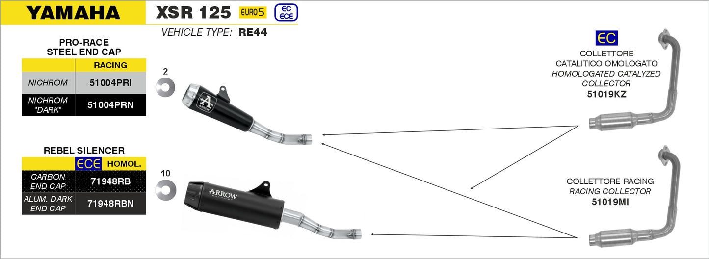 Terminale Rebel con fondello in carbonio