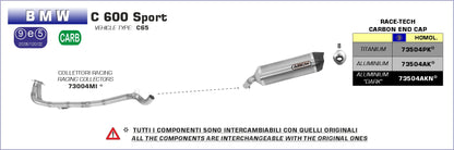 Terminale Race-Tech Approved aluminium
