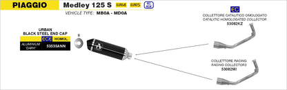Collettore racing per scarico Urban