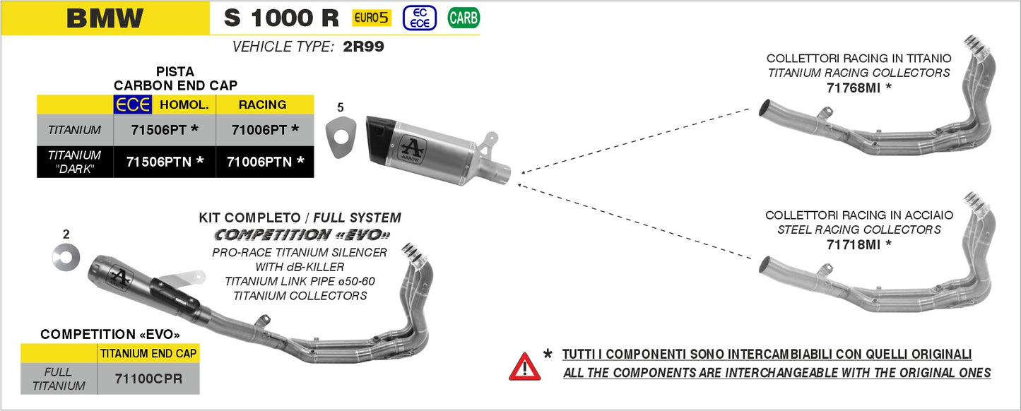 Collettori racing in acciaio inox