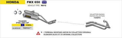 Terminali Thunder Approved titanium (Dx+Sx)