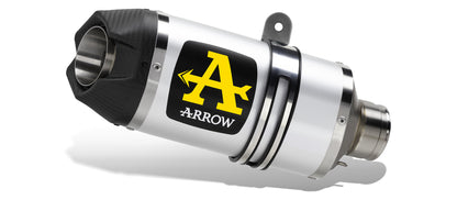 Terminale Indy Race alluminio Dark con fondello inox