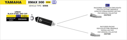 Raccordo catalitico omologato per scarico Urban