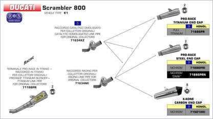Terminale Pro-Race titanio