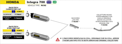 Terminale Race-Tech carbonio con fondello carby