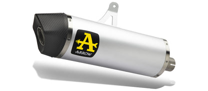 Terminale Maxi Race-Tech alluminio Dark con fondello carby