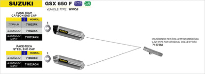 Terminale Race-Tech aluminium Dark
