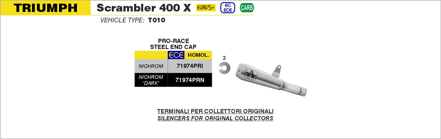 Terminale Pro-Race nichrom