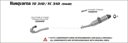 Collettore in titanio