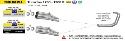 Terminali Pro-Racing nichrom (Dx+Sx)