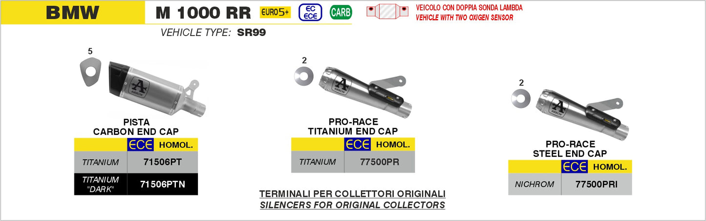 Terminale Pro-Race titanio