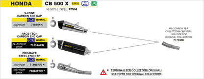 Terminale Race-Tech alluminio con fondello carby