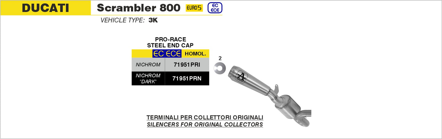 Terminale Pro-Race titanio