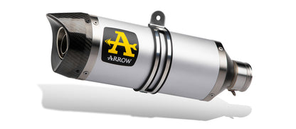 Terminale Street Thunder alluminio White con fondello inox