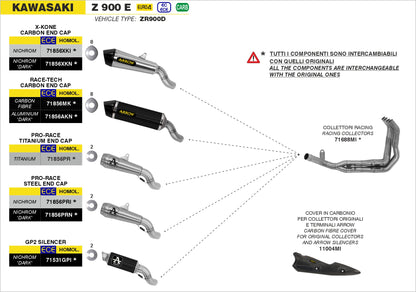 Terminale Race-Tech titanio con fondello carby