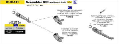 Raccordo catalitico per collettori originali