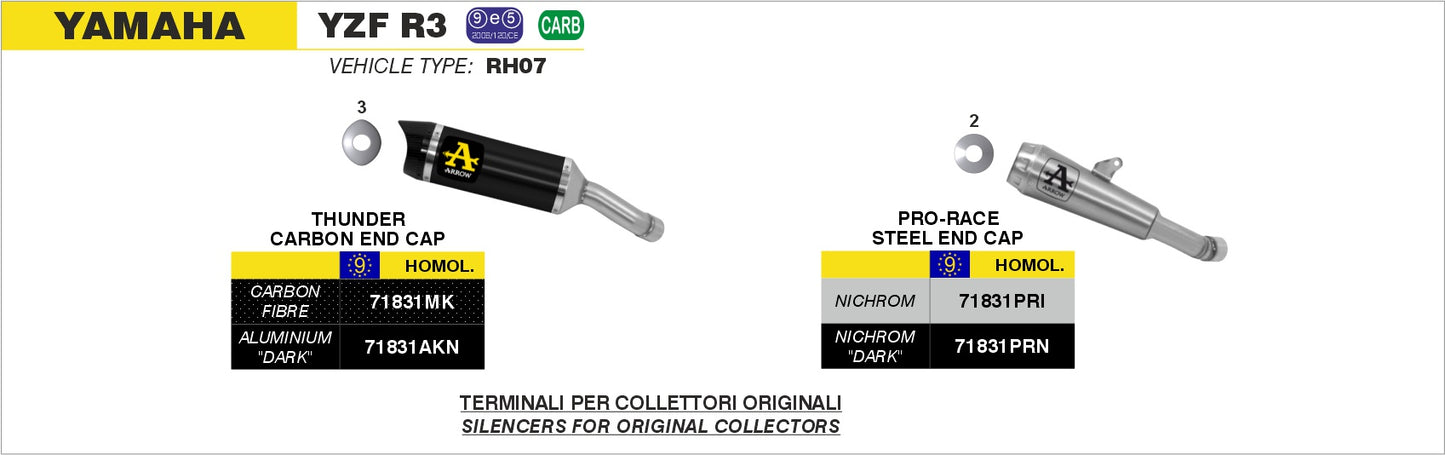 Terminale Street Thunder alluminio
