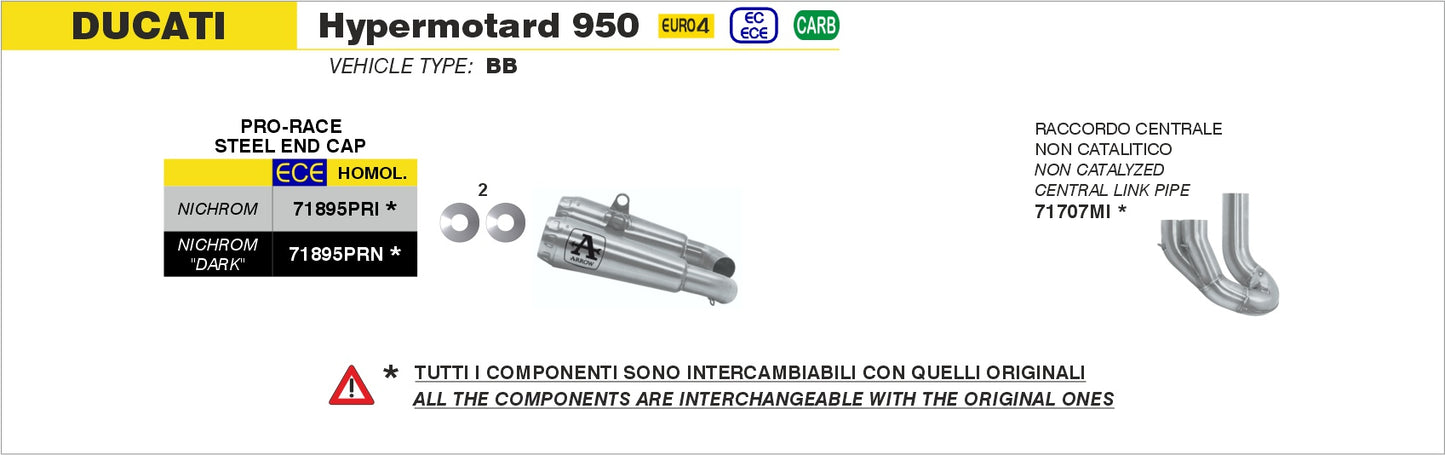 Terminali Pro-Race titanio (Dx+Sx)