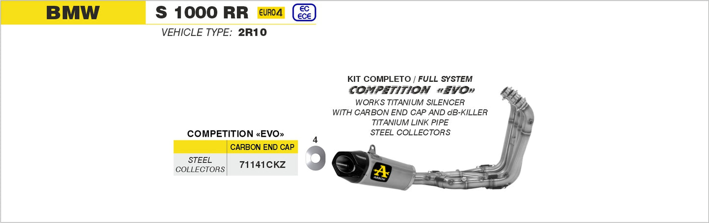 Terminale Race-Tech titanio con fondello carby