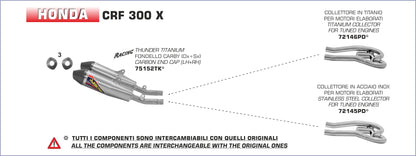 Kit collettori in acciaio inox per motori elaborati