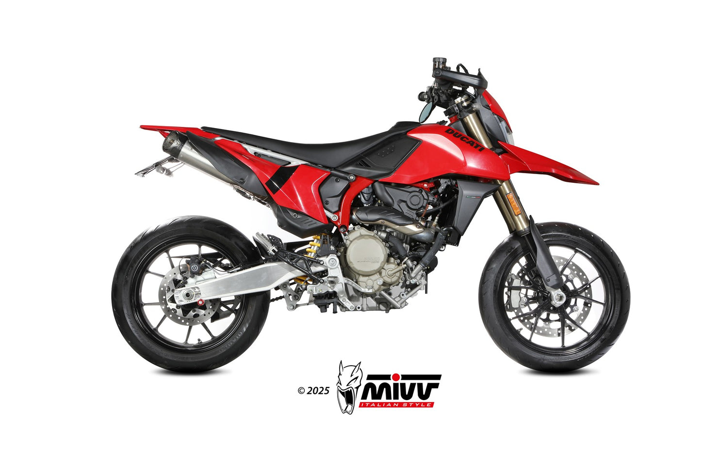 Mivv 2 SLIP-ON DUCATI HYPERMOTARD 698 MONO 2024 > 2025