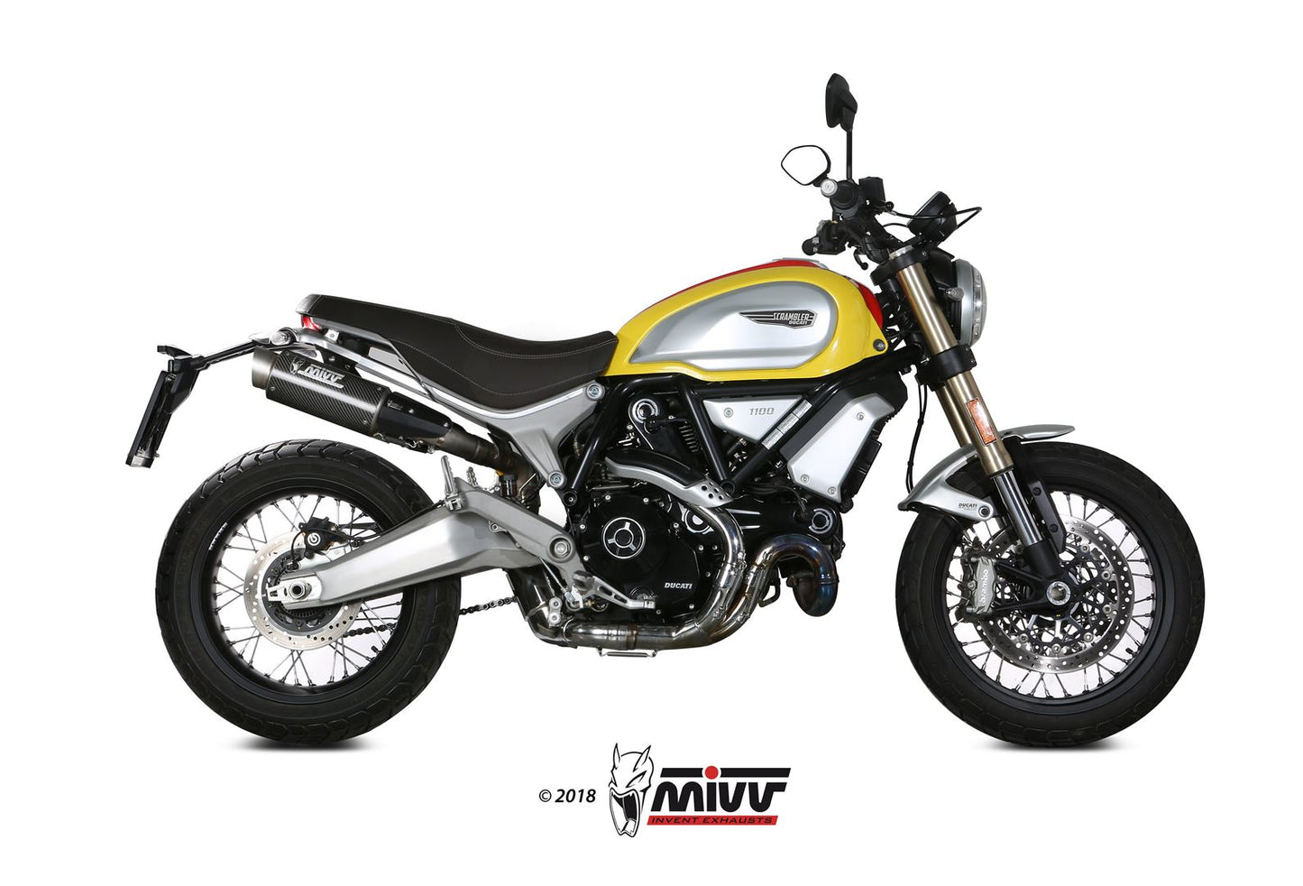 Mivv 2 SLIP-ON DUCATI SCRAMBLER 1100 2018 >