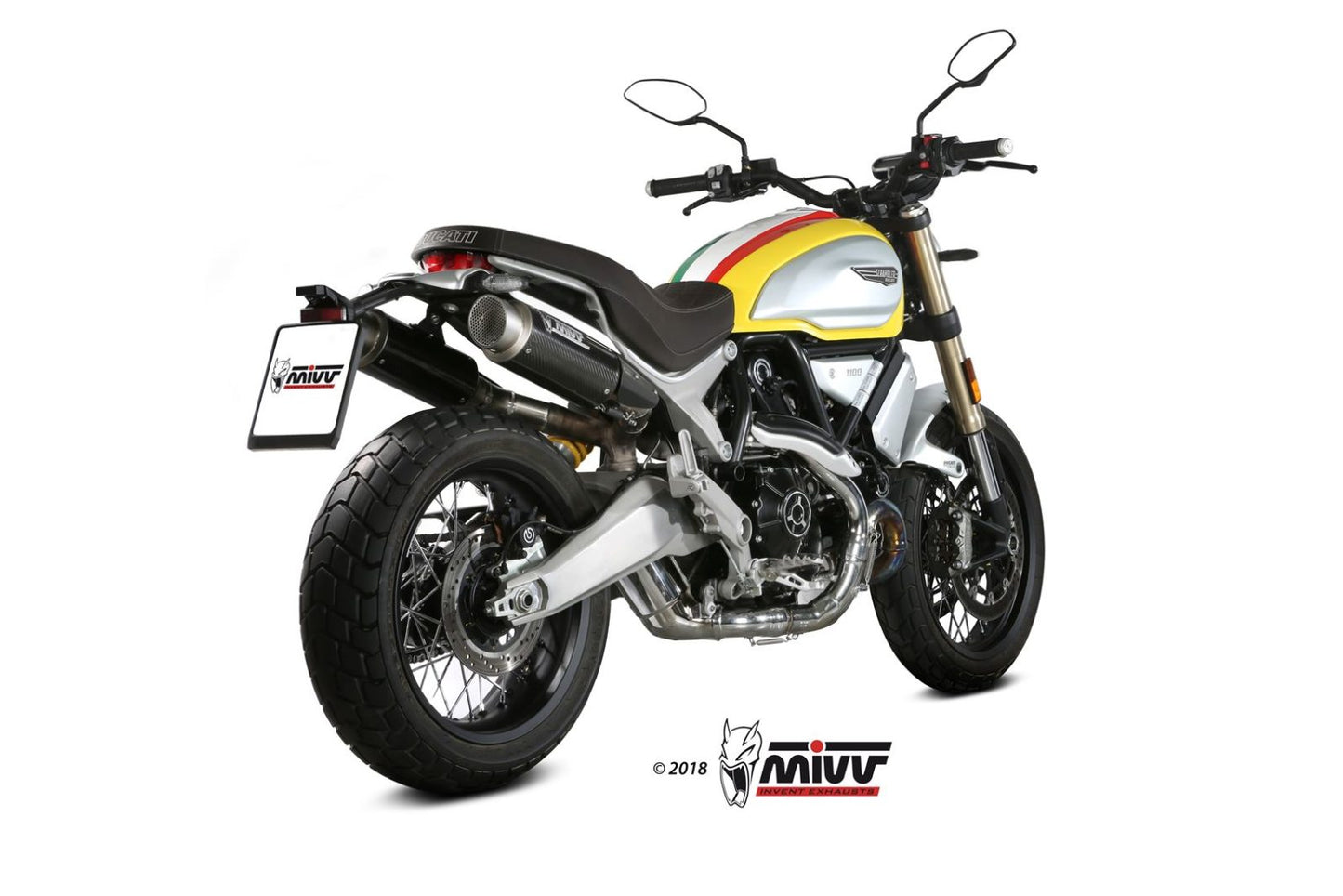 Mivv 2 SLIP-ON DUCATI SCRAMBLER 1100 2018 >