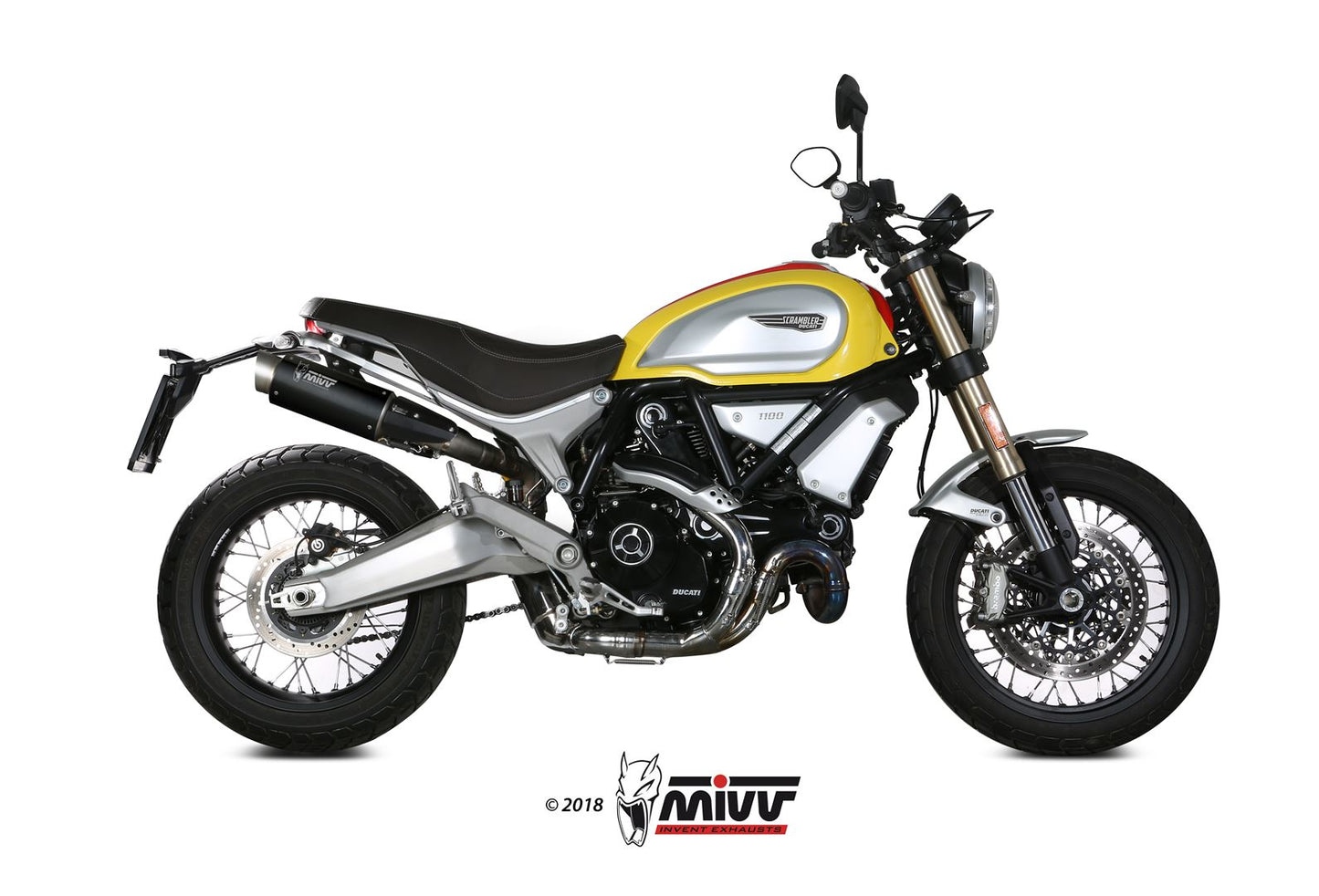 Mivv 2 SLIP-ON DUCATI SCRAMBLER 1100 2018 >