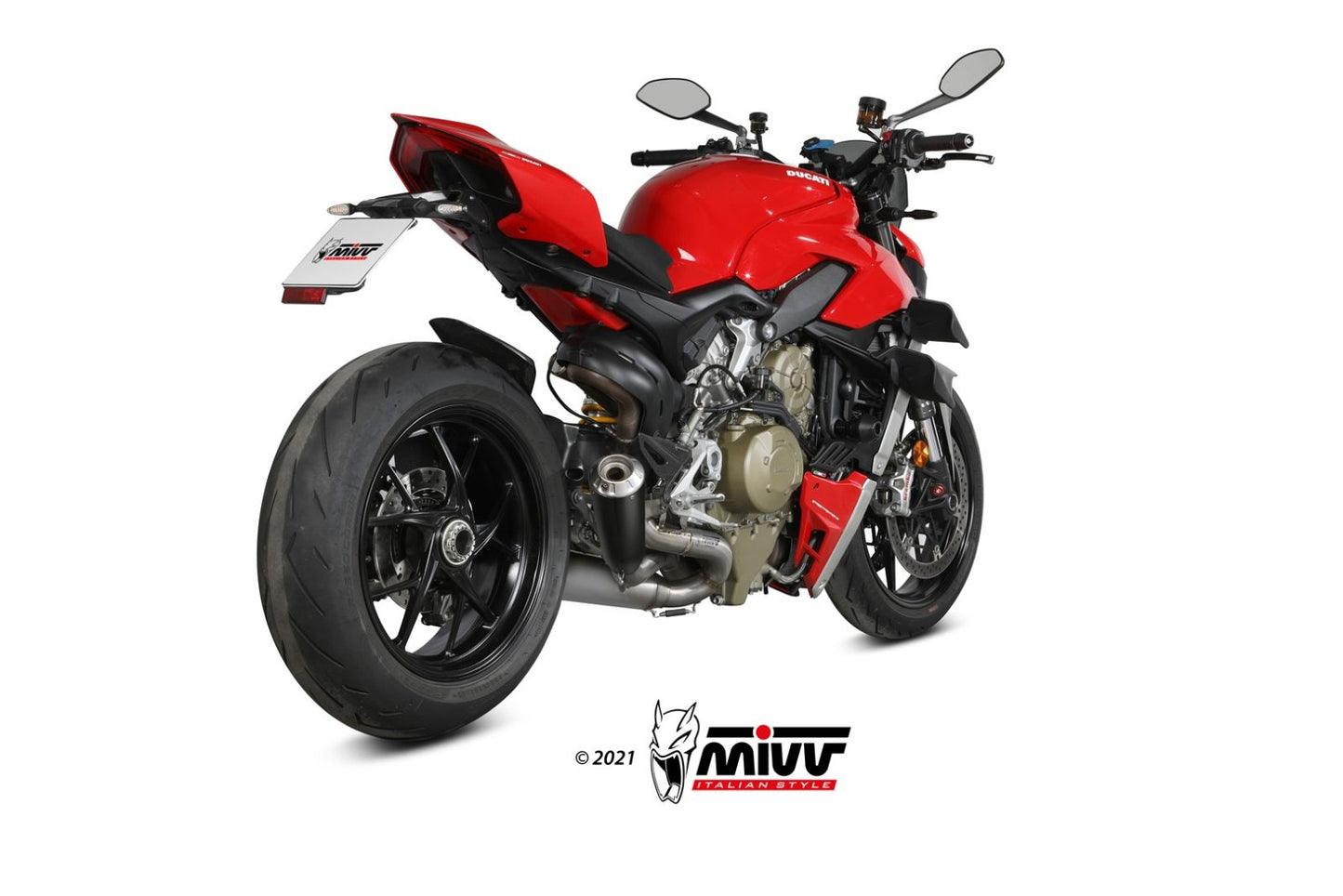Mivv 2 SLIP-ON DUCATI STREETFIGHTER V4 2020 > 2021